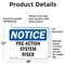 Signmission Pre-Action System Riser, 18 in W x Rectangle, Vinyl Decal OS-2PACK-NS-D-1218-L-17781 - alternate 2